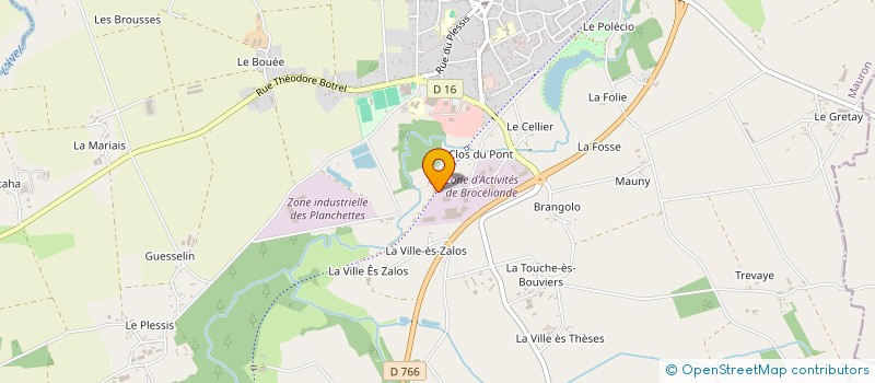 localisation de l'entreprise ETABLISSEMENTS PIEDERRIERE à MAURON