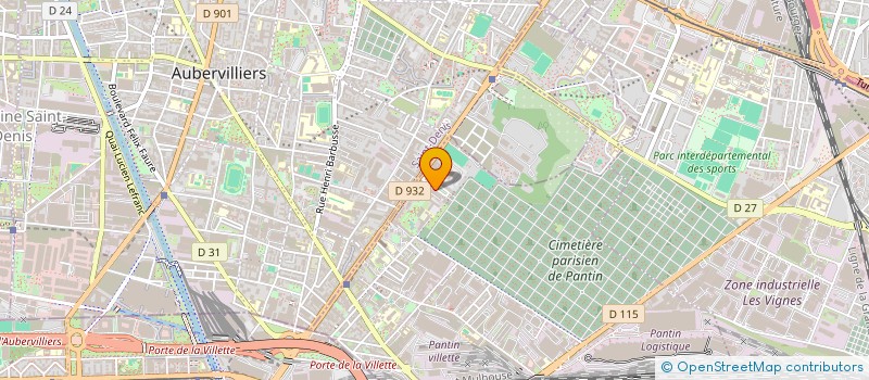 localisation de l'entreprise ETABLISSEMENTS PIERRE  PANTIN