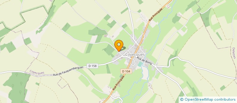 localisation de l'entreprise ETABLISSEMENTS PIERRE BOCQUET  COYECQUES