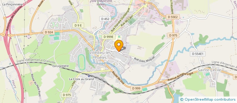 localisation de l'entreprise ETABLISSEMENTS PIERRE GARNIER à VILLEDIEU-LES-POELES-ROUFFIGNY