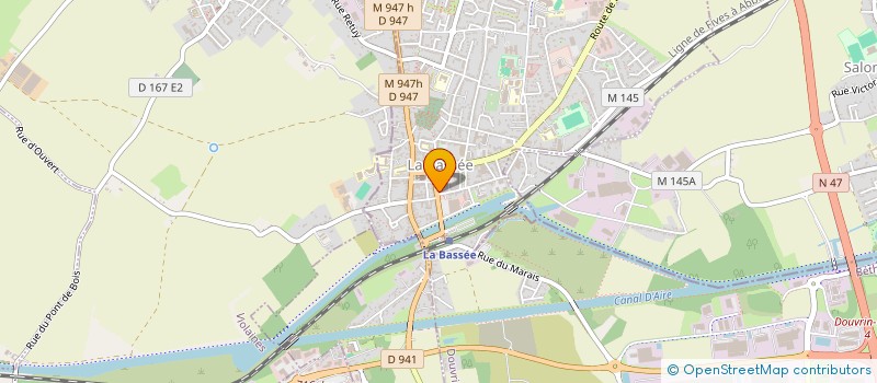 localisation de l'entreprise ETABLISSEMENTS PIERRE GAUMOND  LA BASSEE