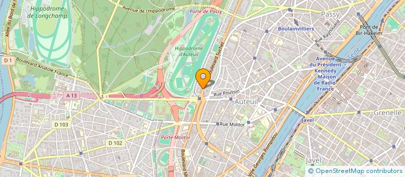 localisation de l'entreprise ETABLISSEMENTS PIERRE GERARD-AUTOMOBILES à PARIS