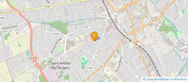 localisation de l'entreprise ETABLISSEMENTS PIERRE GIRARDIN à SAINT ANDRE LES VERGERS
