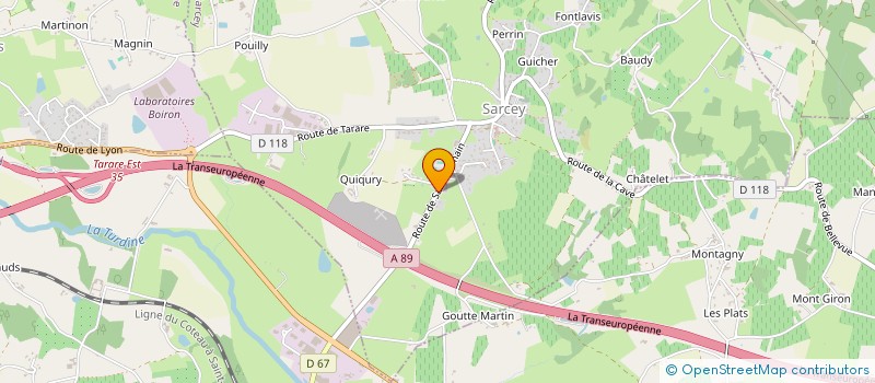 localisation de l'entreprise ETABLISSEMENTS PIERRE JUNET à VINDRY-SUR-TURDINE