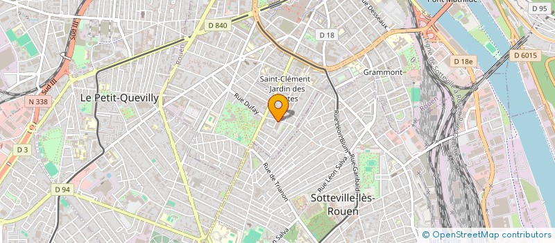 localisation de l'entreprise ETABLISSEMENTS PIERRE LEFORESTIER à ROUEN