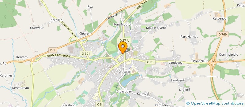 localisation de l'entreprise ETABLISSEMENTS PIERRE MELEC  GOURIN