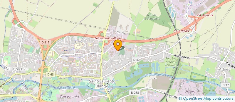 localisation de l'entreprise ETABLISSEMENTS PIERRE NOE à BEAURAINS