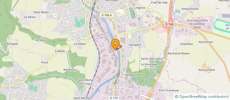 localisation de l'entreprise ETABLISSEMENTS PINABEL ET FILS  LE SOURN