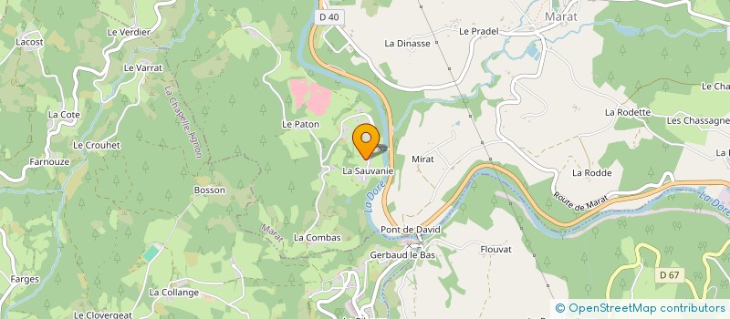 localisation de l'entreprise ETABLISSEMENTS PINEAU à MARAT