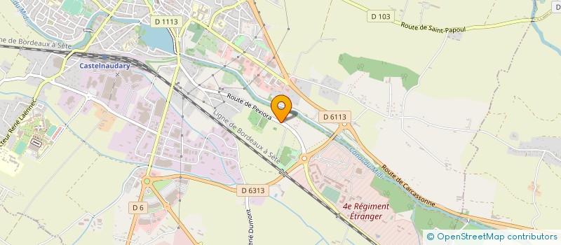 localisation de l'entreprise ETABLISSEMENTS PINEL à CASTELNAUDARY