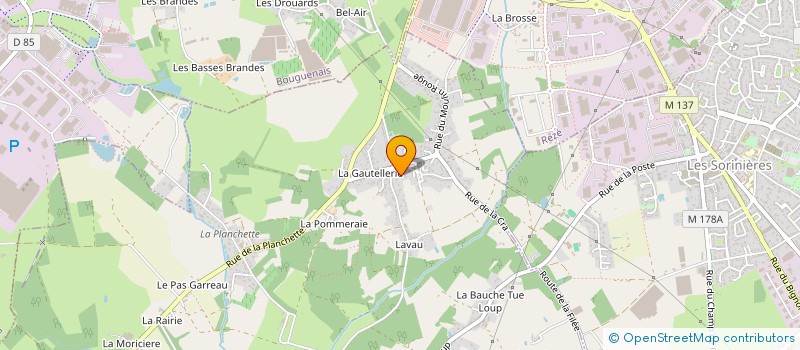 localisation de l'entreprise ETABLISSEMENTS PINEL FRERES à PONT-SAINT-MARTIN