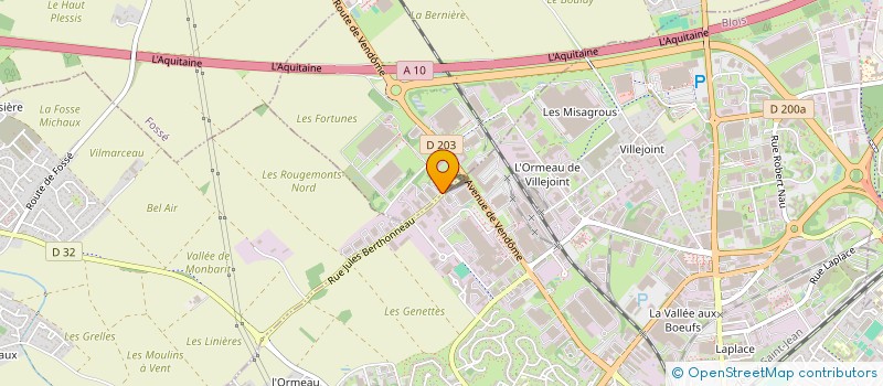 localisation de l'entreprise ETABLISSEMENTS PINSON à VILLEBAROU