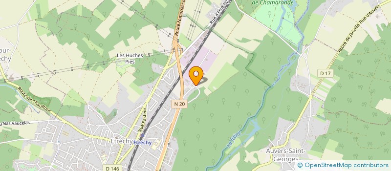 localisation de l'entreprise ETABLISSEMENTS PIOGER COULON à ETRECHY