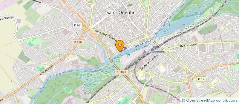 localisation de l'entreprise ETABLISSEMENTS PIOT ERIC à SAINT-QUENTIN
