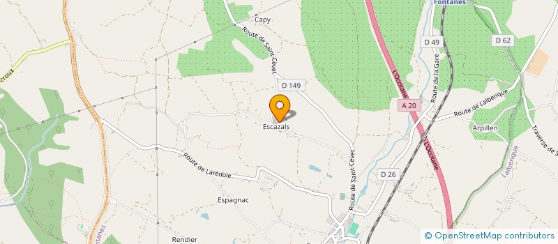 localisation de l'entreprise ETABLISSEMENTS PLANAVERGNE  FONTANES