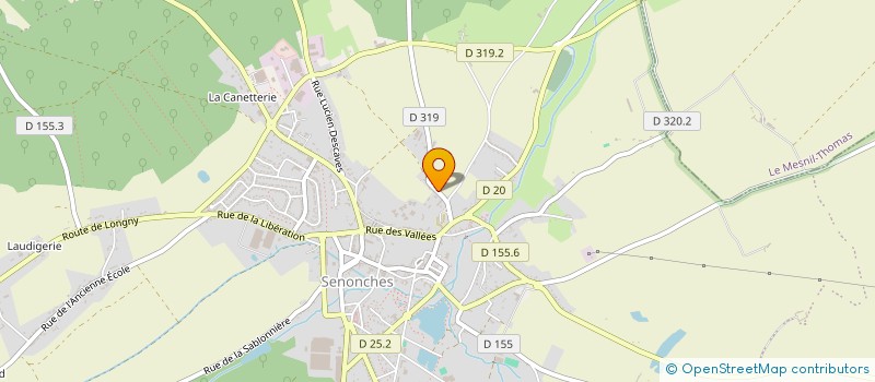 localisation de l'entreprise ETABLISSEMENTS PLESSIET ET COMPAGNIE à SENONCHES