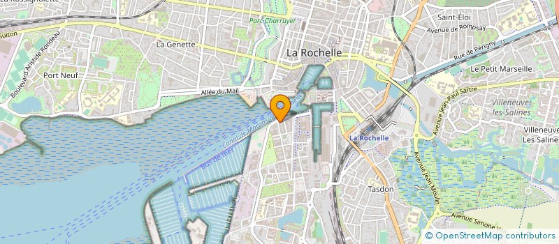 localisation de l'entreprise ETABLISSEMENTS POCHON à LA ROCHELLE