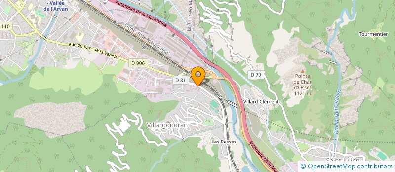 localisation de l'entreprise ETABLISSEMENTS POGNANT GROS à VILLARGONDRAN