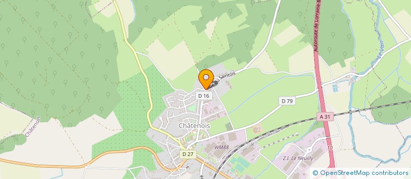 localisation de l'entreprise ETABLISSEMENTS POIRSON à CHATENOIS
