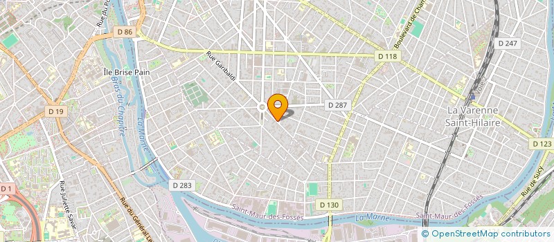 localisation de l'entreprise ETABLISSEMENTS POISSON à SAINT-MAUR-DES-FOSSES