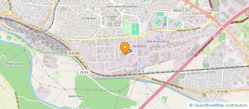localisation de l'entreprise ETABLISSEMENTS POLI à BEZIERS