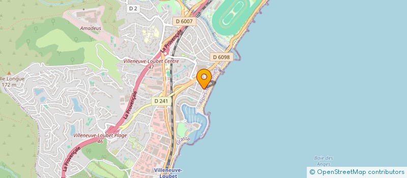 localisation de l'entreprise ETABLISSEMENTS PONSOT à VILLENEUVE-LOUBET