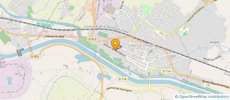 localisation de l'entreprise ETABLISSEMENTS POPEK à VALENCE