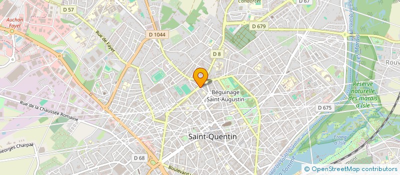 localisation de l'entreprise ETABLISSEMENTS POREMBSKI JB ET CARO à SAINT-QUENTIN