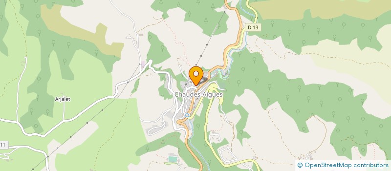localisation de l'entreprise ETABLISSEMENTS PORTAL SARL à CHAUDES-AIGUES