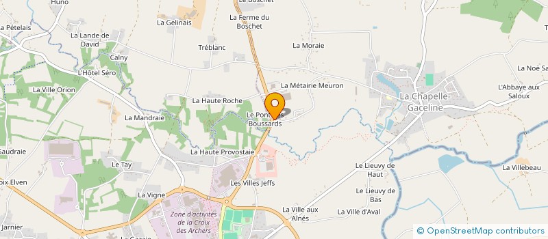 localisation de l'entreprise ETABLISSEMENTS POSSEME  LA GACILLY