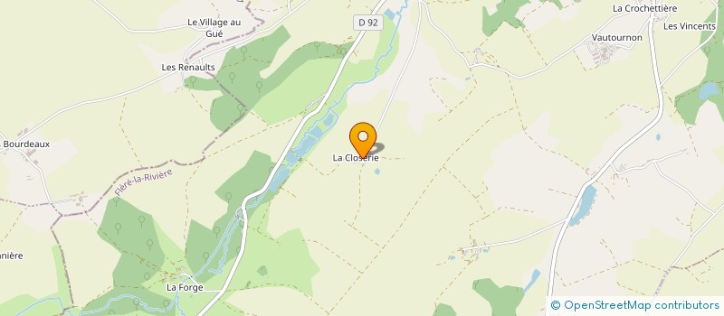 localisation de l'entreprise ETABLISSEMENTS POTTIER à FLERE-LA-RIVIERE
