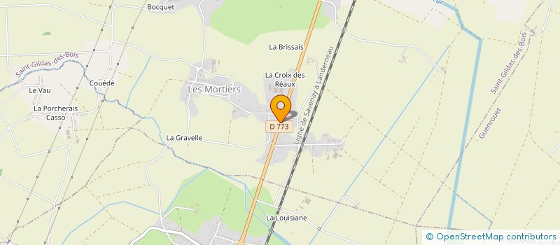 localisation de l'entreprise ETABLISSEMENTS POUPARD à SAINT-GILDAS-DES-BOIS