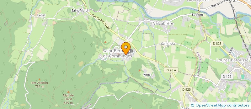 localisation de l'entreprise ETABLISSEMENTS PRADERE  SAUVETERRE-DE-COMMINGES