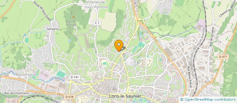 localisation de l'entreprise ETABLISSEMENTS PRIMATESTA à LONS-LE-SAUNIER