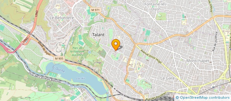 localisation de l'entreprise ETABLISSEMENTS PRODIS à TALANT