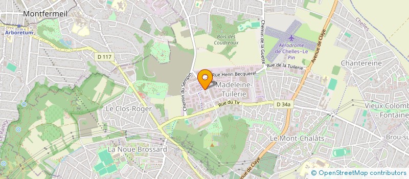 localisation de l'entreprise ETABLISSEMENTS PRUNEVIEILLE  CHELLES