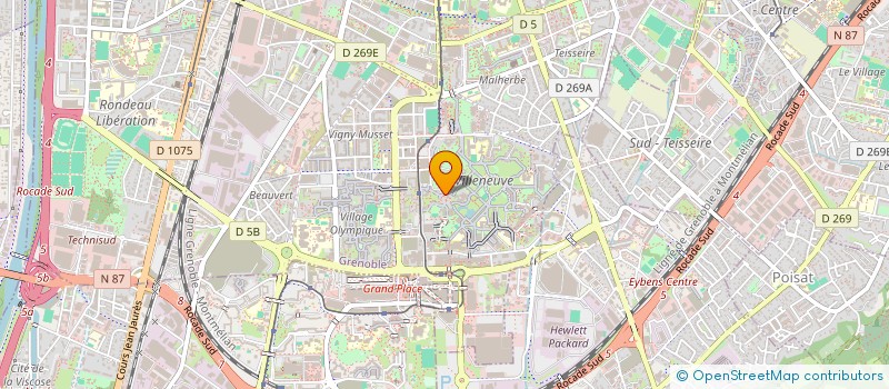 localisation de l'entreprise ETABLISSEMENTS QUARESEMIN à GRENOBLE