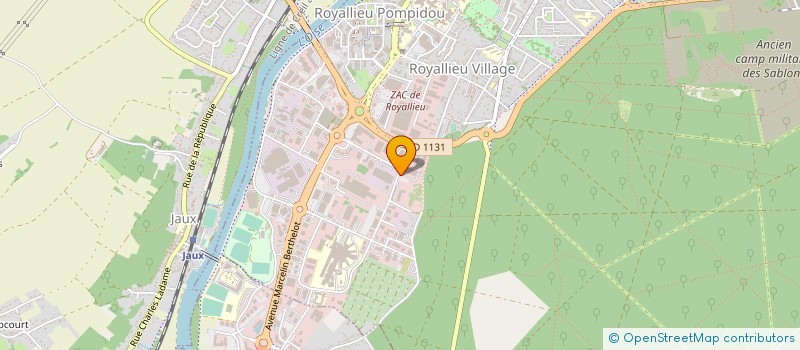 localisation de l'entreprise ETABLISSEMENTS QUEDILLAC à COMPIEGNE