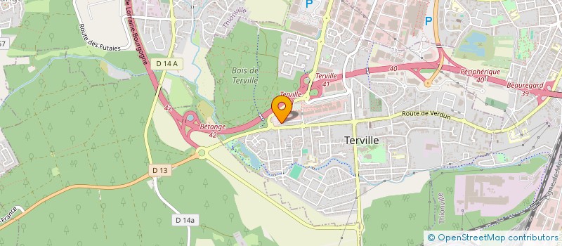 localisation de l'entreprise ETABLISSEMENTS QUERCIOLI à TERVILLE