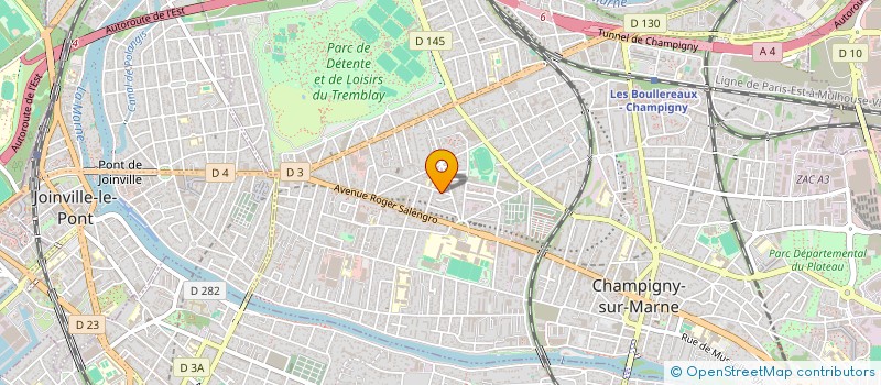 localisation de l'entreprise ETABLISSEMENTS QUITTE à CHAMPIGNY-SUR-MARNE