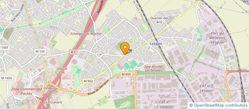localisation de l'entreprise ETABLISSEMENTS R D'AUMONT à LESQUIN