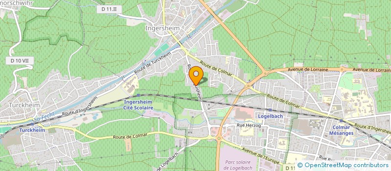 localisation de l'entreprise ETABLISSEMENTS R FROMM SARL à INGERSHEIM