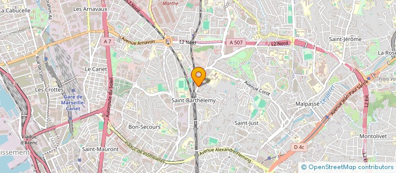 localisation de l'entreprise ETABLISSEMENTS RABOT ENSEMBLIER MOBILIER DESIGN à MARSEILLE