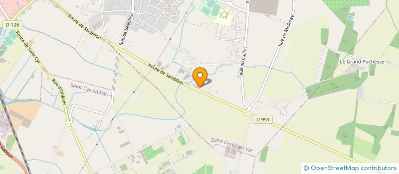 localisation de l'entreprise ETABLISSEMENTS RAFFARD FILS à SAINT-DENIS-EN-VAL