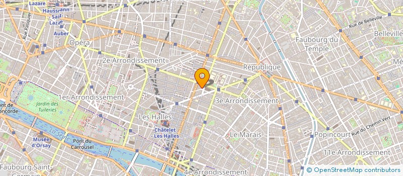 localisation de l'entreprise ETABLISSEMENTS RAISON ET COMPAGNIE  PARIS