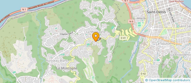 localisation de l'entreprise ETABLISSEMENTS RATINAUD à SAINT-DENIS
