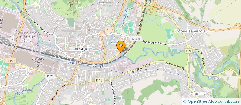 localisation de l'entreprise ETABLISSEMENTS RAVEGLIA  VESOUL