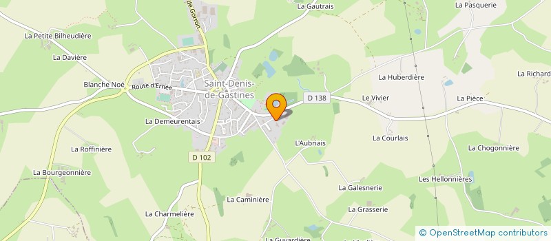 localisation de l'entreprise ETABLISSEMENTS REBOURS à SAINT-DENIS-DE-GASTINES