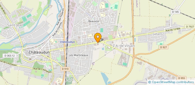 localisation de l'entreprise ETABLISSEMENTS REBOURS à CHATEAUDUN