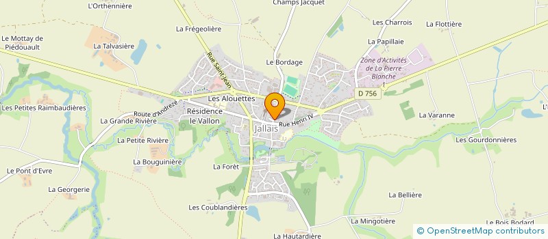 localisation de l'entreprise ETABLISSEMENTS REDUREAU à BEAUPREAU-EN-MAUGES